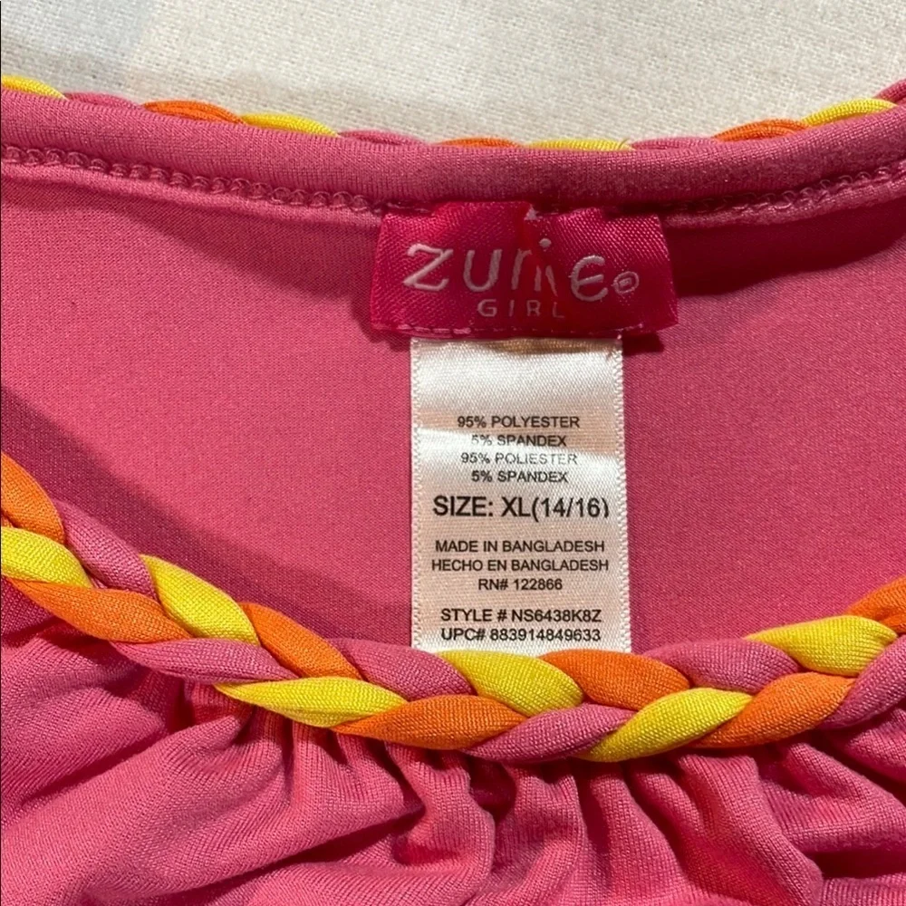 Zunie Girls Tiered Sundress XL